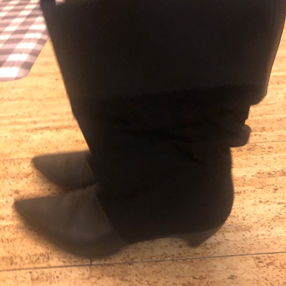 Stella McCartney Faux Leather Slouch Boots 36 - Picture 5 of 10